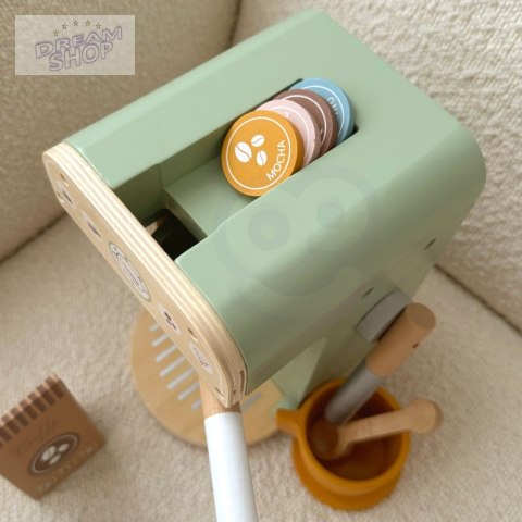 WOOPIE GREEN Drewniany Ekspres do Kawy 25 el Cukiernia Barista WOOPIE GREEN Drewniany Ekspres do Kawy 25 el Cukiernia Barista