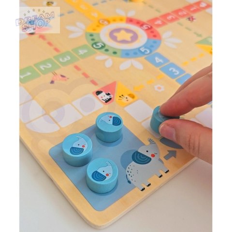 WOOPIE GREEN Gry Planszowe Logiczne 2w1 Ludo Chińczyk + Uwolnij Zwierzątka WOOPIE GREEN Gry Planszowe Logiczne 2w1 Ludo Chińczyk + Uwolnij Zwierzątka