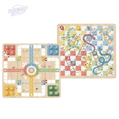 WOOPIE GREEN Gry Planszowe Logiczne 2w1 Ludo Chińczyk + Uwolnij Zwierzątka WOOPIE GREEN Gry Planszowe Logiczne 2w1 Ludo Chińczyk + Uwolnij Zwierzątka