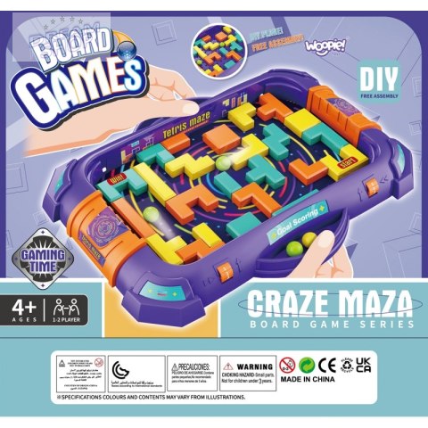 WOOPIE Gra Zręcznościowa Flipper "CRAZE MAZE" WOOPIE Gra Zręcznościowa Flipper "CRAZE MAZE"
