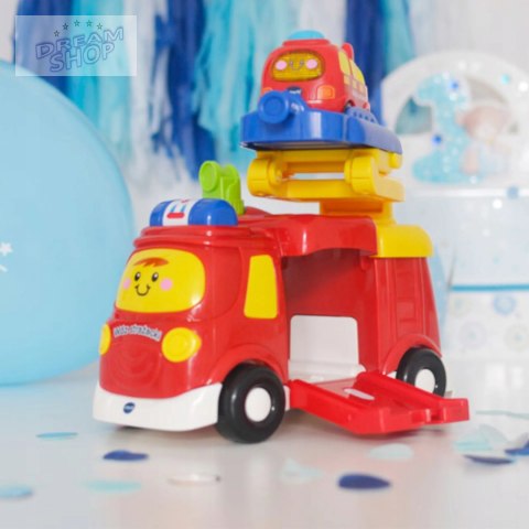 Autka Tut Tut Wóz strażacki interaktywny edukacyjny 60810 VTech baby Trefl Autka Tut Tut Wóz strażacki interaktywny edukacyjny 60810 VTech baby Trefl