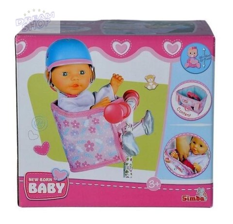 Fotelik rowerowy dla lalek New Born Baby