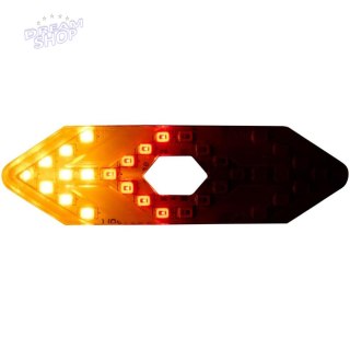LAMPKA ROWEROWA TYŁ Z SYGNALIZATOREM LED ŁADOWANIE USB DUNLOP