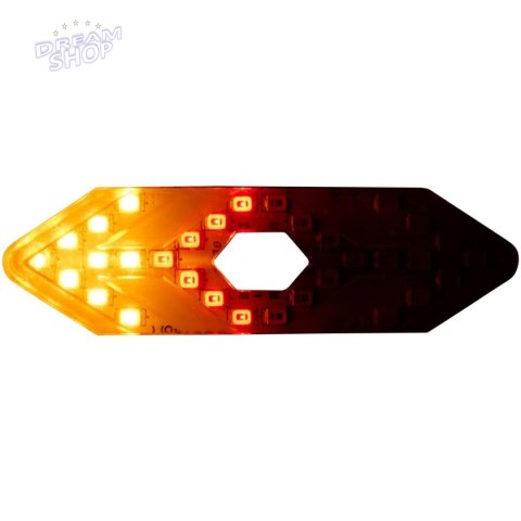 LAMPKA ROWEROWA TYŁ Z SYGNALIZATOREM LED ŁADOWANIE USB DUNLOP LAMPKA ROWEROWA TYŁ Z SYGNALIZATOREM LED ŁADOWANIE USB DUNLOP