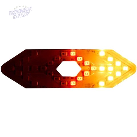 LAMPKA ROWEROWA TYŁ Z SYGNALIZATOREM LED ŁADOWANIE USB DUNLOP LAMPKA ROWEROWA TYŁ Z SYGNALIZATOREM LED ŁADOWANIE USB DUNLOP