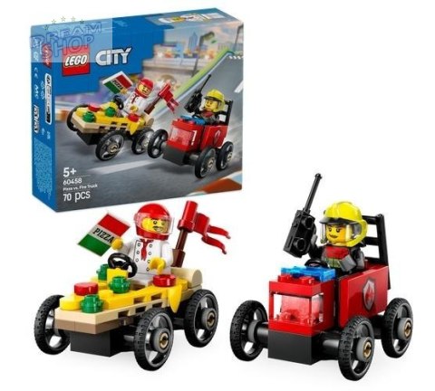 LEGO(R) CITY 60458 Zestaw wyścigówek: pizza kontra LEGO(R) CITY 60458 Zestaw wyścigówek: pizza kontra