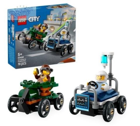 LEGO(R) CITY 60459 Zestaw wyścigówek: samolot kontra LEGO(R) CITY 60459 Zestaw wyścigówek: samolot kontra