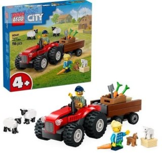 LEGO(R) CITY 60461 Czerwony traktor z przyczepą