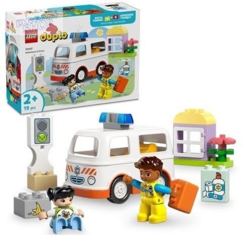 LEGO(R) DUPLO 10447 Karetka z kierowcą LEGO(R) DUPLO 10447 Karetka z kierowcą