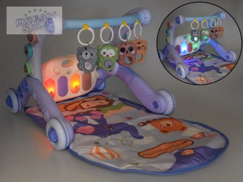 Mata edukacyjna Pchacz Zabawki Zestaw dla maluszka 3w1 ZA5403 Mata edukacyjna Pchacz Zabawki Zestaw dla maluszka 3w1 ZA5403