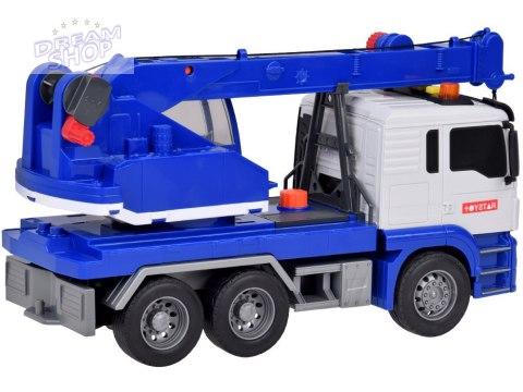 Obrotowy DŹWIG Auto Budowlane Ruchome ramię + Dźwięk + Światło ZA5226 Obrotowy DŹWIG Auto Budowlane Ruchome ramię + Dźwięk + Światło ZA5226