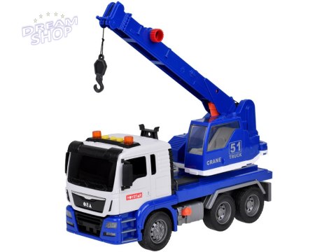 Obrotowy DŹWIG Auto Budowlane Ruchome ramię + Dźwięk + Światło ZA5226 Obrotowy DŹWIG Auto Budowlane Ruchome ramię + Dźwięk + Światło ZA5226