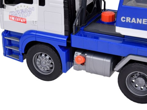 Obrotowy DŹWIG Auto Budowlane Ruchome ramię + Dźwięk + Światło ZA5226 Obrotowy DŹWIG Auto Budowlane Ruchome ramię + Dźwięk + Światło ZA5226