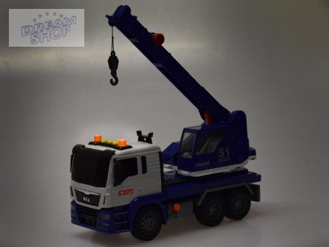 Obrotowy DŹWIG Auto Budowlane Ruchome ramię + Dźwięk + Światło ZA5226 Obrotowy DŹWIG Auto Budowlane Ruchome ramię + Dźwięk + Światło ZA5226