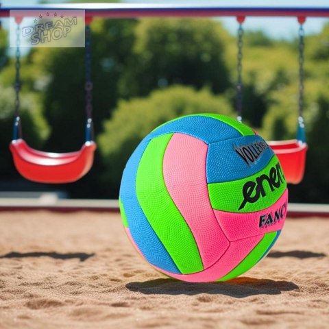 PIŁKA SIATKOWA PLAŻOWA FANCY ENERO RÓŻOWY NIEBIESKI ZIELONY PIŁKA SIATKOWA PLAŻOWA FANCY ENERO RÓŻOWY NIEBIESKI ZIELONY