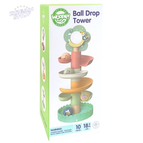 WOOPIE GREEN Drewniany Kulodrom Tor Kulkowy 6EL Sensoryczne Edukacyjny WOOPIE GREEN Drewniany Kulodrom Tor Kulkowy 6EL Sensoryczne Edukacyjny