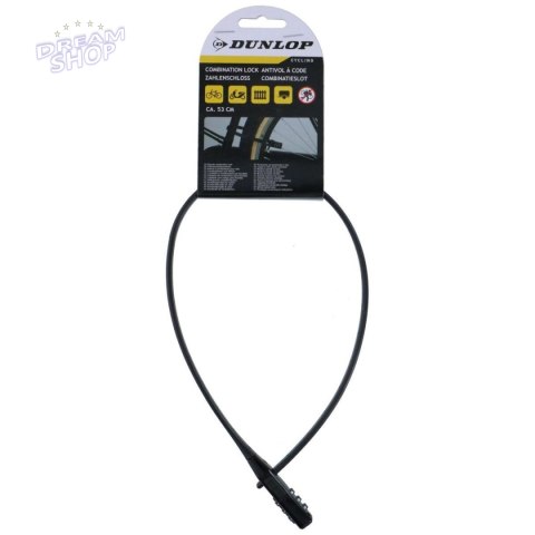 ZAPIĘCIE ROWEROWE PASEK NA SZYFR CZARNY DUNLOP ZAPIĘCIE ROWEROWE PASEK NA SZYFR CZARNY DUNLOP