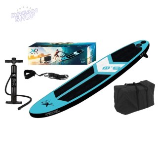 ZESTAW - DESKA SUP 90KG DMUCHANA SURF 245x57x10cm BLUE