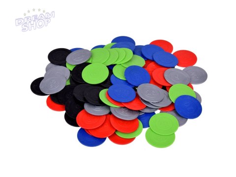 Zestaw Gra karciana 2w1 Poker i BlackJack Żetony + karty + plansza GR0706 Zestaw Gra karciana 2w1 Poker i BlackJack Żetony + karty + plansza GR0706