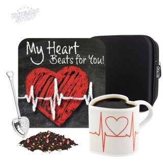 Zestaw Prezentowy dla Zakochanych - My Heart Beats for You