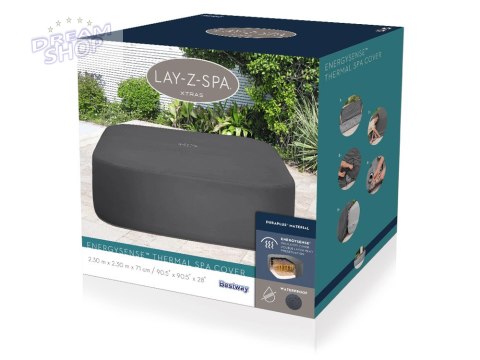Bestway Pokrywa termiczna pokrowiec ENERGYSENSE do Lay-Z-Spa 230cm 60333