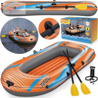 Bestway Zestaw Dmuchany ponton Kondor Elite 3000 z wiosłami i pompką 61145