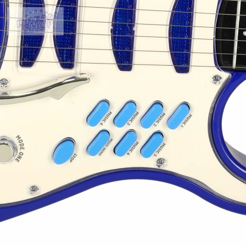 Gitara elektryczna niebieska IMPORT