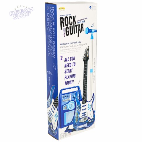 Gitara elektryczna niebieska IMPORT