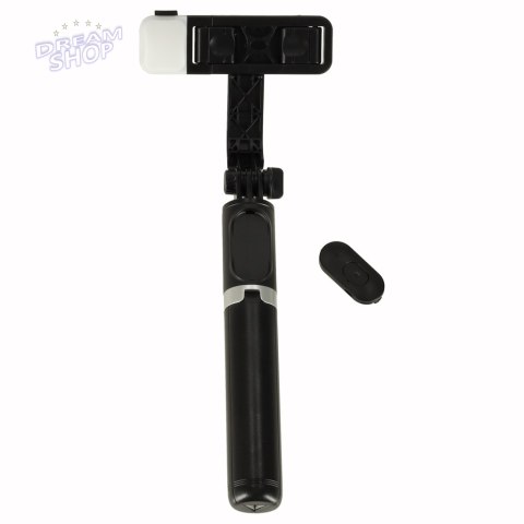Kijek uchwyt do selfie ze statywem tripod czarny Kijek uchwyt do selfie ze statywem tripod czarny