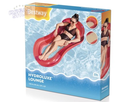 Bestway Dmuchany materac z siatką Leżanka wodna CZERWNONA 160cm 43103 Bestway Dmuchany materac z siatką Leżanka wodna CZERWNONA 160cm 43103