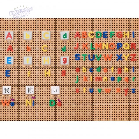 MASTERKIDZ Alfabet Zestaw Liter (Dużych i Małych) do Paneli Ściennych STEM 122 el. MASTERKIDZ Alfabet Zestaw Liter (Dużych i Małych) do Paneli Ściennych STEM 122 el.