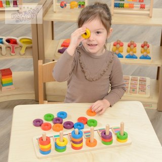 MASTERKIDZ Układanka Nauka Liczenia i Kolorów Sorter Montessori