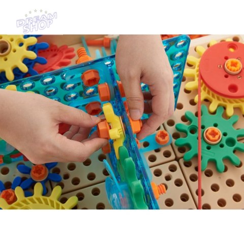 MASTERKIDZ Zestaw Akcesoriów Mix Koła Zębate do Paneli Ściennych STEM 198 el.