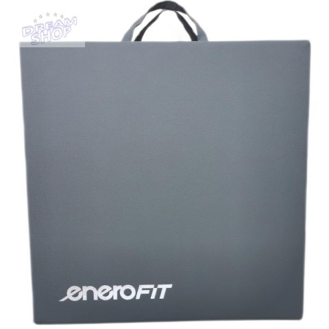 MATERAC GIMNASTYCZNY SKŁADANY 180x60x5CM SZARY ENERO FIT
