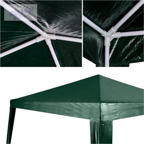 Pawilon ogrodowy namiot handlowy imprezowy altana zielony 2,5 x 2,5 m Pawilon ogrodowy namiot handlowy imprezowy altana zielony 2,5 x 2,5 m