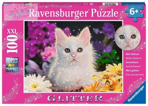 Puzzle XXL 100 Brokatowy kotek Puzzle XXL 100 Brokatowy kotek