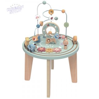 TOOKY TOY Drewniany Stół Aktywności Montessori Pętla Motoryczna