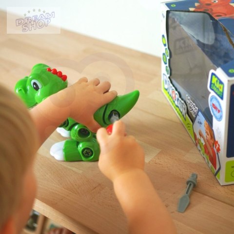 WOOPIE Dinozaur Do Skręcania Zestaw Konstrukcyjny + Śruborkęt WOOPIE Dinozaur Do Skręcania Zestaw Konstrukcyjny + Śruborkęt
