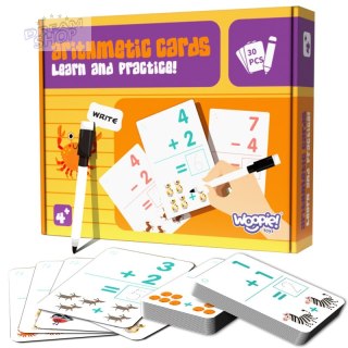 WOOPIE Karty Edukacyjne Fiszki Do Nauki Liczenia