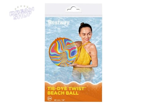 Bestway Dmuchana piłka plażowa TWIST 46cm 31042 Bestway Dmuchana piłka plażowa TWIST 46cm 31042