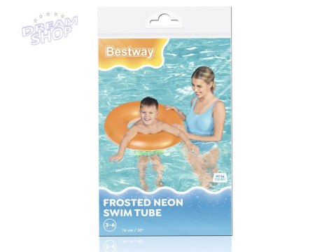 Bestway Dmuchane koło do pływania POMARAŃCZOWE 76cm 36024