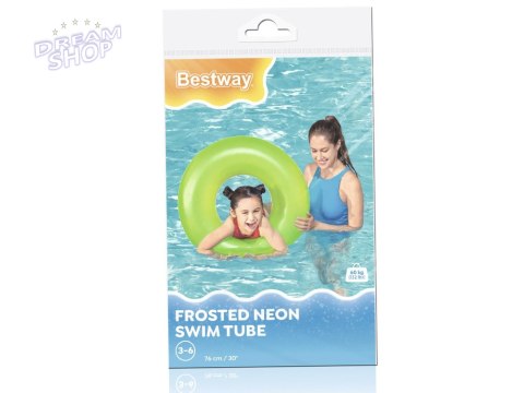 Bestway Dmuchane koło do pływania ZIELONE 76cm 36024 Bestway Dmuchane koło do pływania ZIELONE 76cm 36024