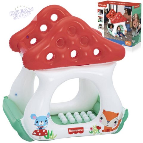 Bestway Dmuchany basenik z kulkami GRZYBEK MUCHOMOREK Fisher Price 93570 Bestway Dmuchany basenik z kulkami GRZYBEK MUCHOMOREK Fisher Price 93570