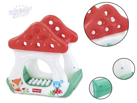 Bestway Dmuchany basenik z kulkami GRZYBEK MUCHOMOREK Fisher Price 93570 Bestway Dmuchany basenik z kulkami GRZYBEK MUCHOMOREK Fisher Price 93570