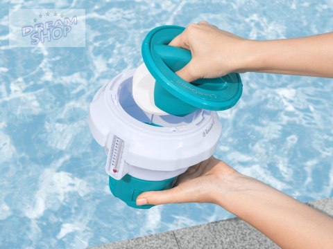 Bestway Dozownik chemiczny z wbudowanym termometrem Pływak do basenu 58701