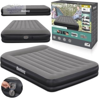Bestway dmuchany Materac Tritech z wbudowaną pompką USB 152x203cm 671BU