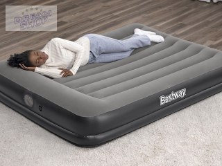Bestway dmuchany Materac Tritech z wbudowaną pompką USB 152x203cm 671BU