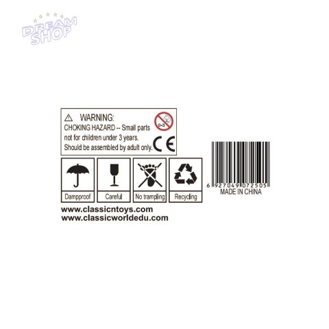 CLASSIC WORLD Kolorowe Wiaderka 8 szt. CLASSIC WORLD Kolorowe Wiaderka 8 szt.