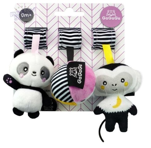GaGaGu. Zawieszka Panda Małpka Piłka GaGaGu. Zawieszka Panda Małpka Piłka