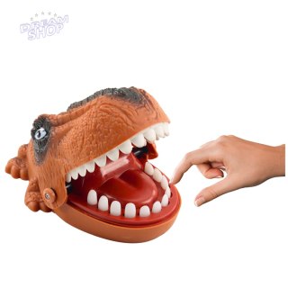 Gra Zręcznościowa Gryzący Atakujący Dinozaur Brązowy